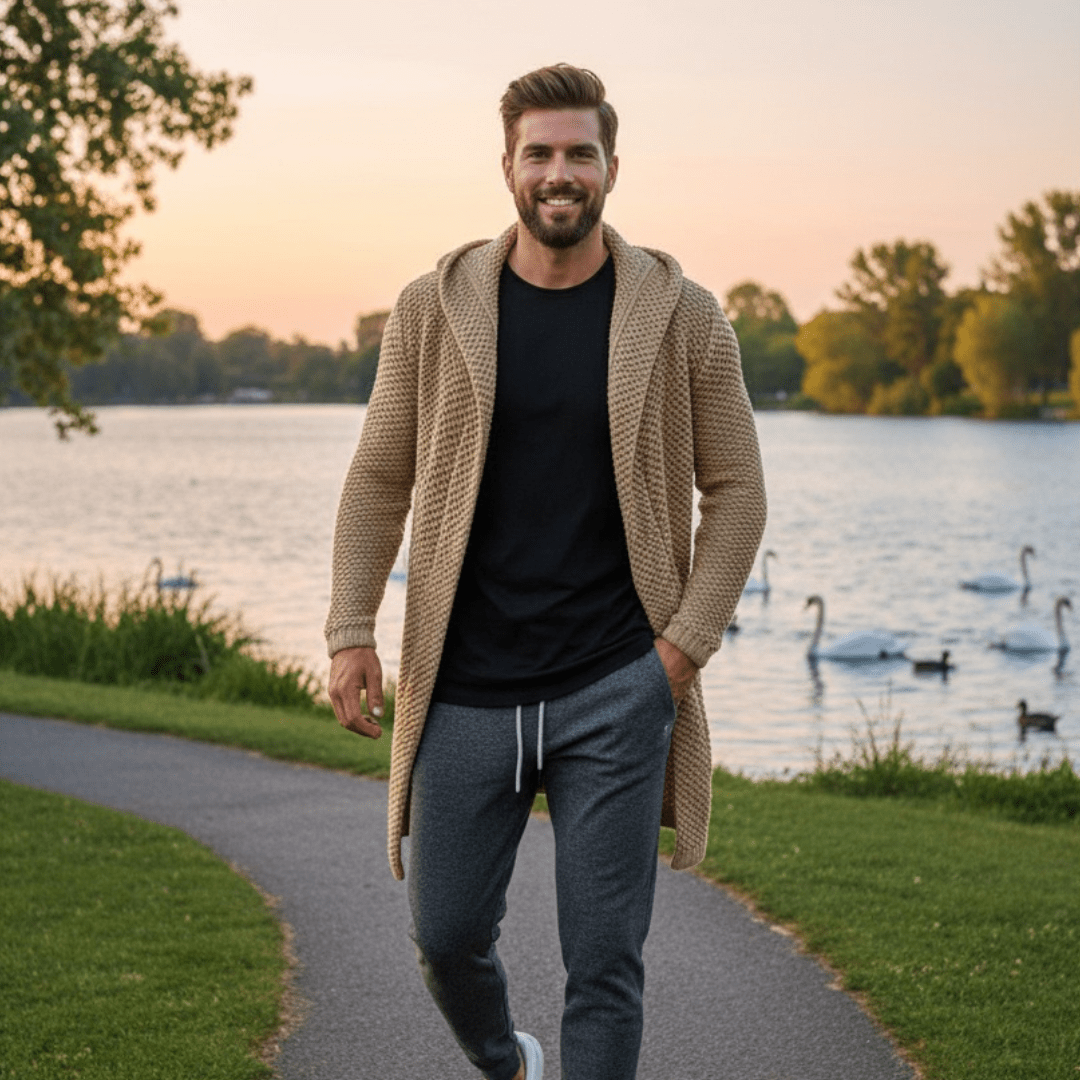 Men's Sweater Cardigan - SensorySoftShop