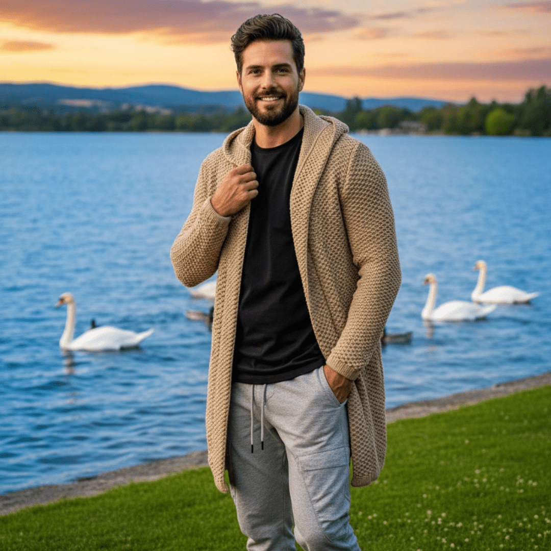Men's Sweater Cardigan - SensorySoftShop
