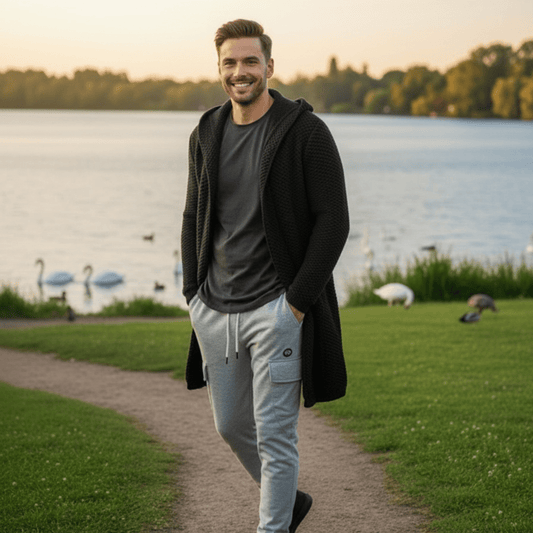 Men's Sweater Cardigan - SensorySoftShop