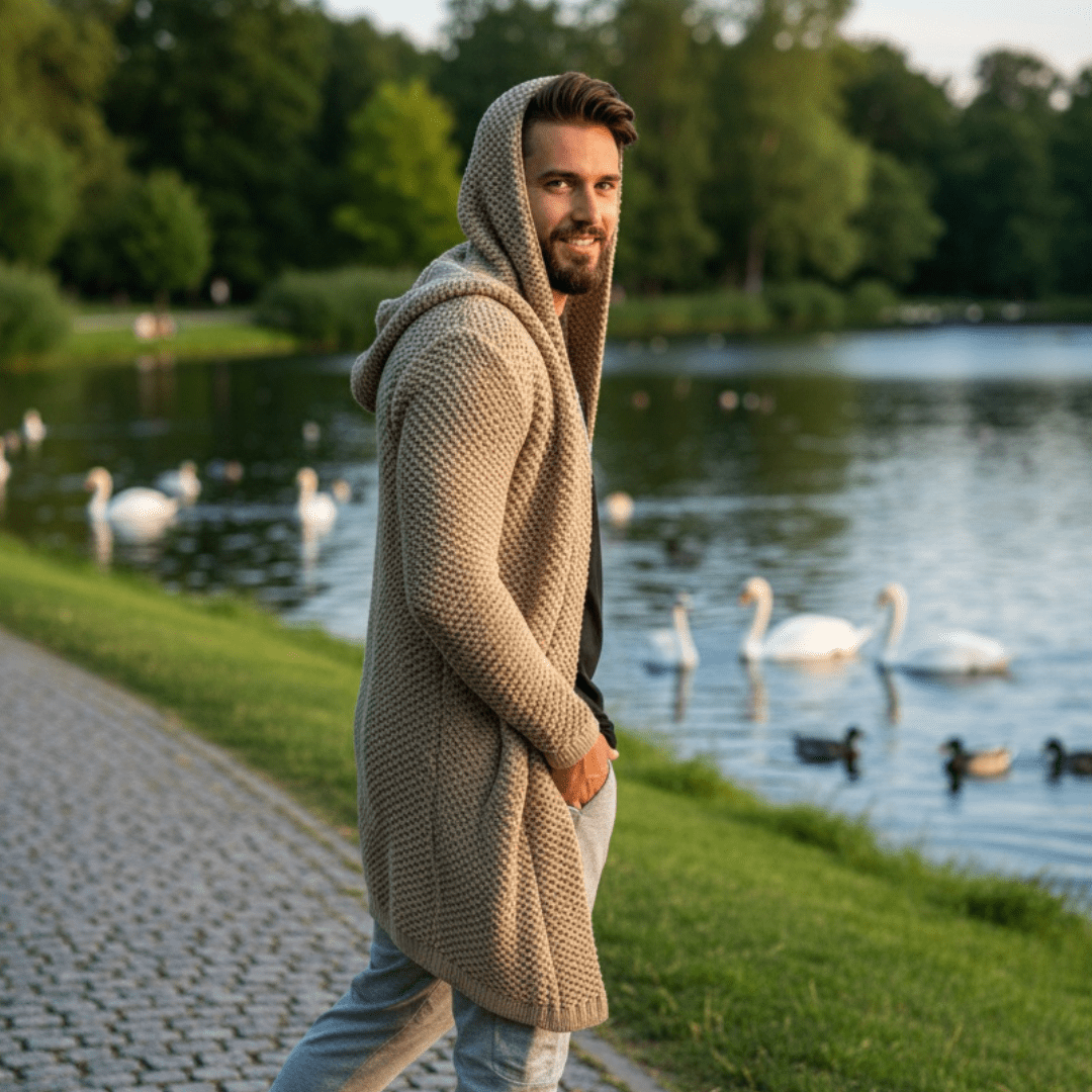 Men's Sweater Cardigan - SensorySoftShop