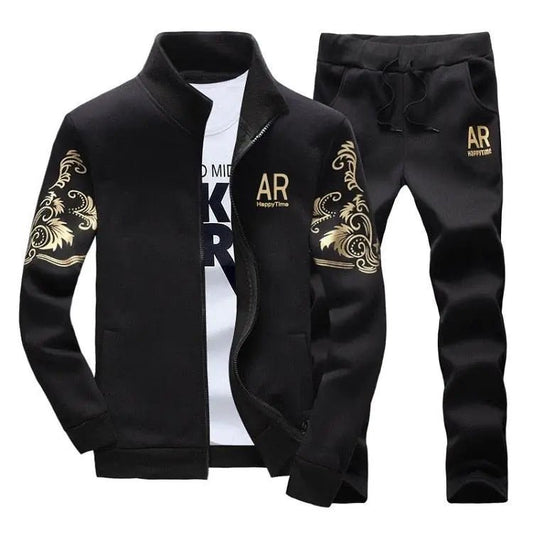 Men's Zipper Sweat Suit Set - SensorySoftShop