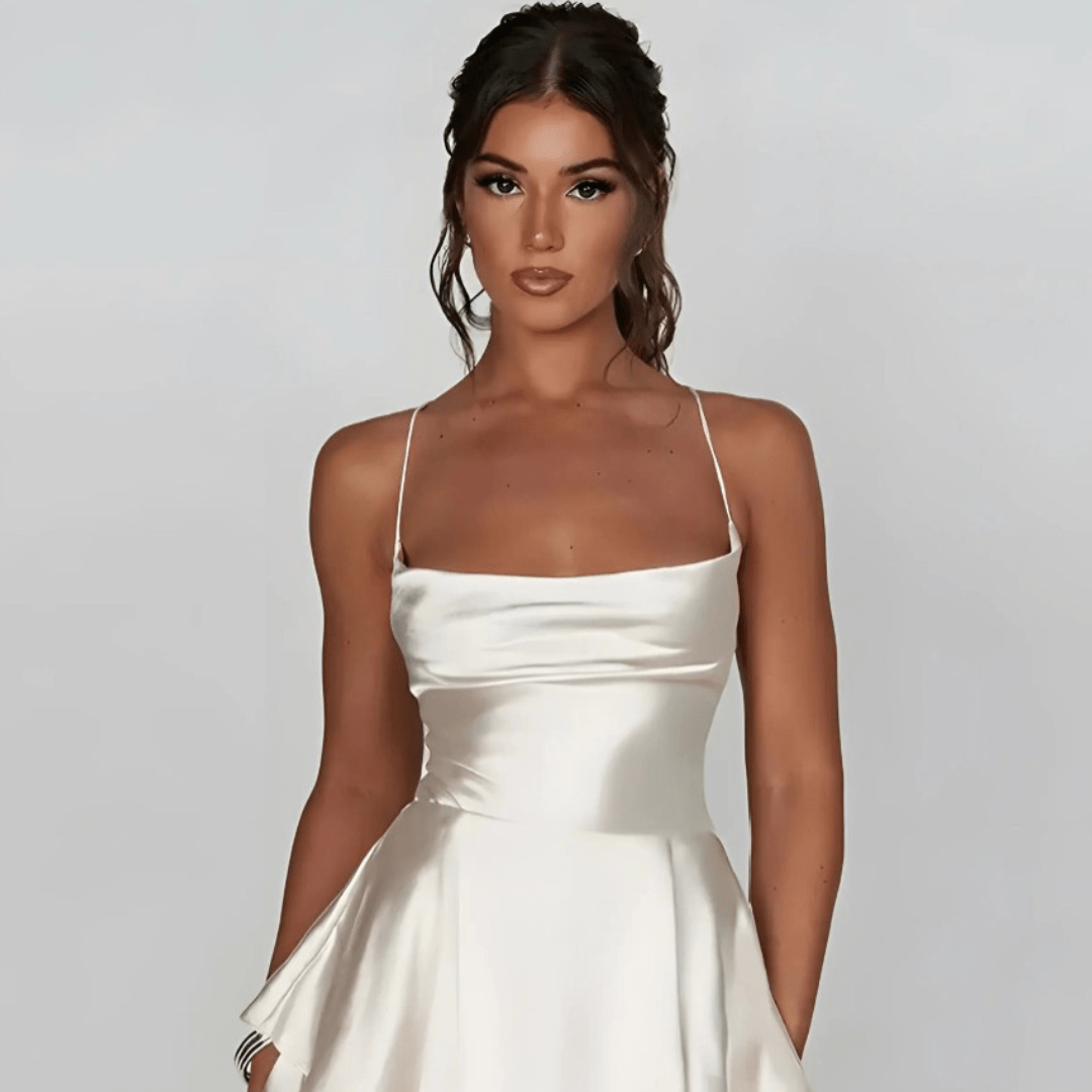 Mini Satin Cami Dress - SensorySoftShop