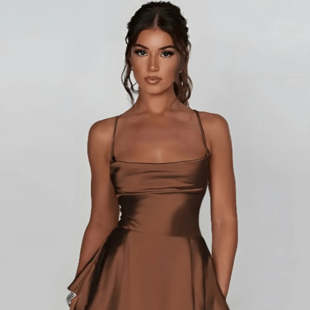 Mini Satin Cami Dress - SensorySoftShop