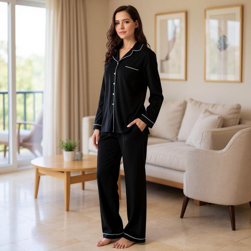 Modal Home Ladies Pajama Suit - SensorySoft