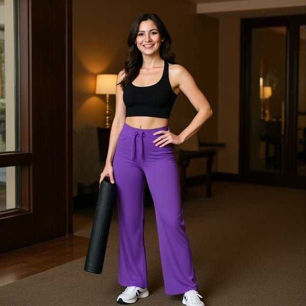 Modal Yoga Pants - Sport Leisure Pants - Flare Trousers - SensorySoft