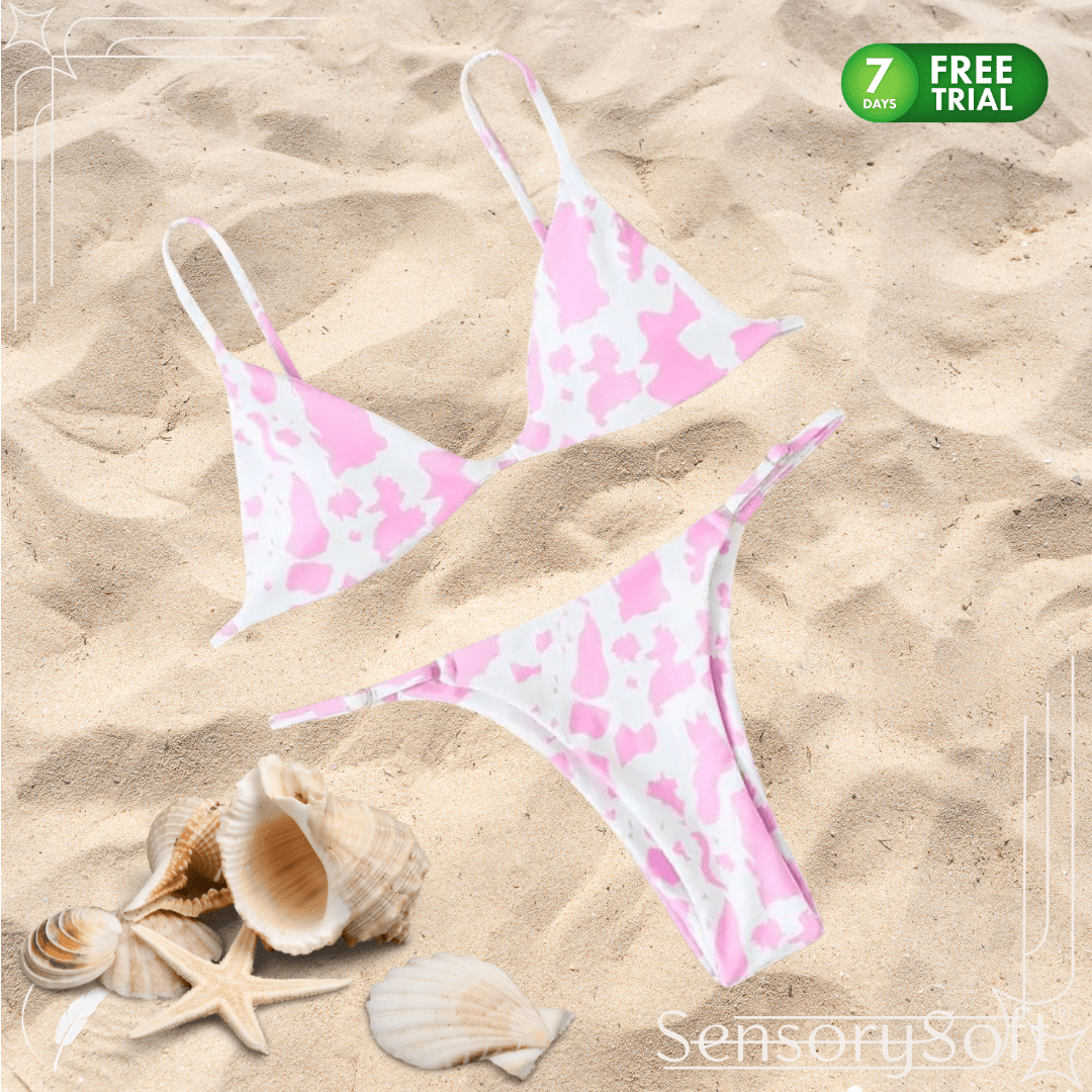 New Cow Print Swimsuit Women - SensorySoft