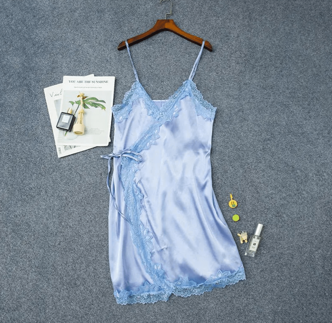 New Ladies Silky Sling Nightdress - SensorySoftShop
