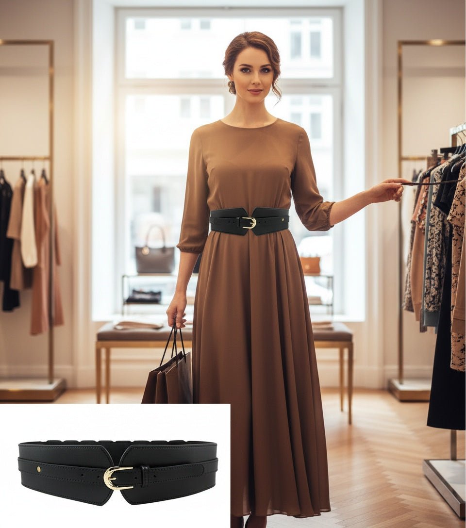 New Women's Casual Belt for Skirts and Coats - SensorySoftShop