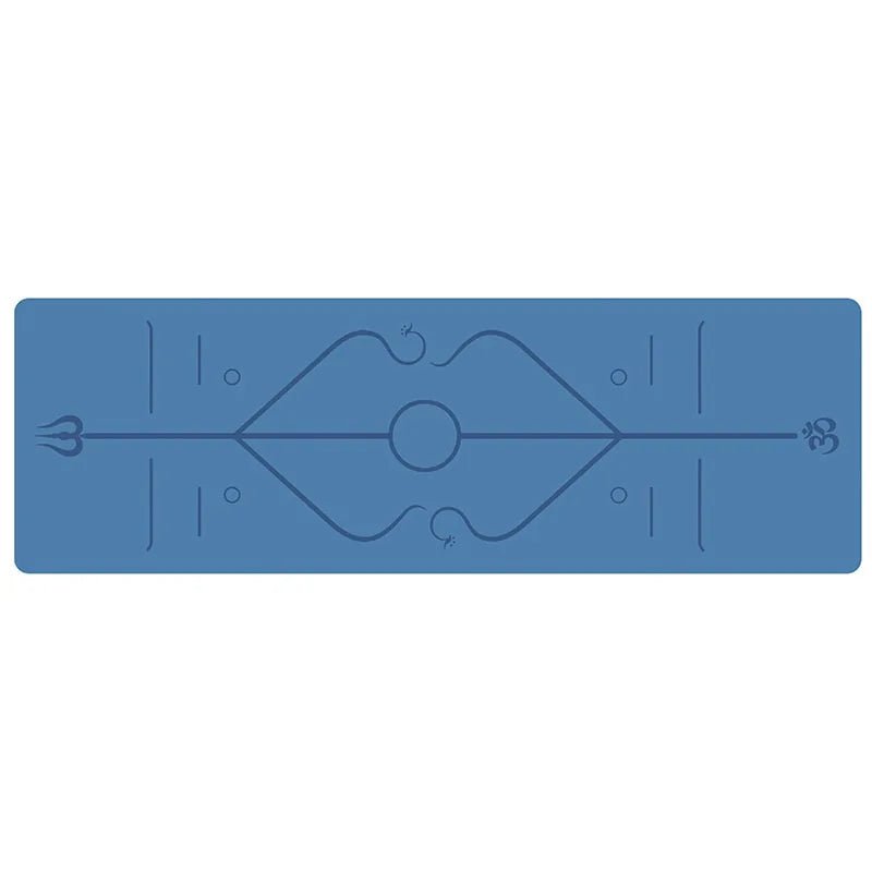Non - Slip Yoga Mat With Position Line - SensorySoft