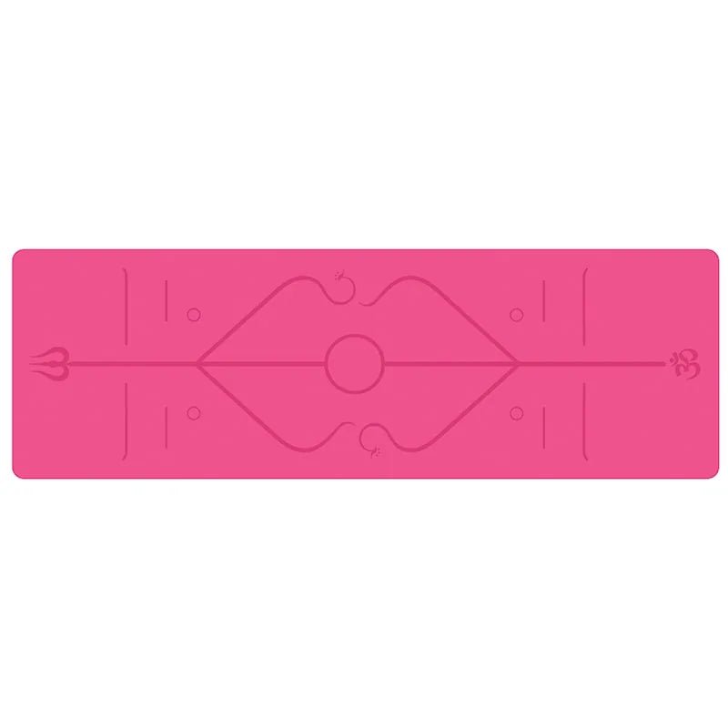 Non - Slip Yoga Mat With Position Line - SensorySoft