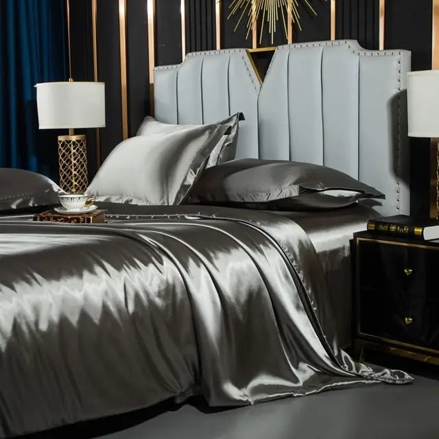 Nordic Mulberry Silk Bedding Set - SensorySoftShop