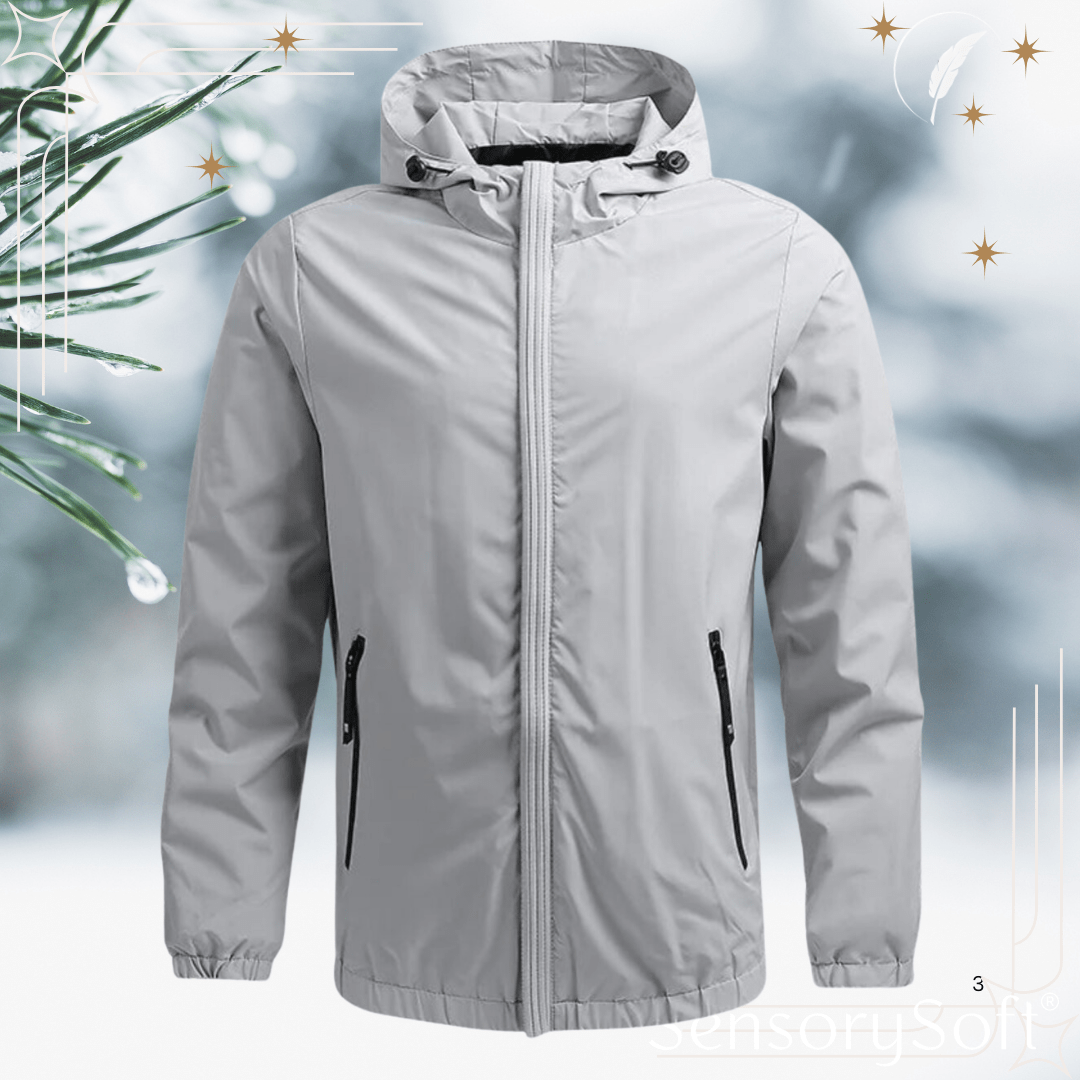 Outdoor Waterproof Jacket for Men - SensorySoft