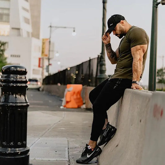 Men's Summer Short Sleeve Fitness T-Shirt