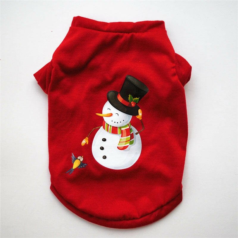 Pet Christmas Vest Shirt - SensorySoftShop