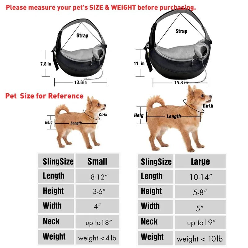 Pet Puppy Travel Shoulder Bag - SensorySoftShop