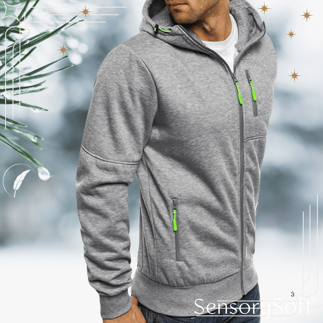 Plush Fleece Autumn Coat Jacket - SensorySoft