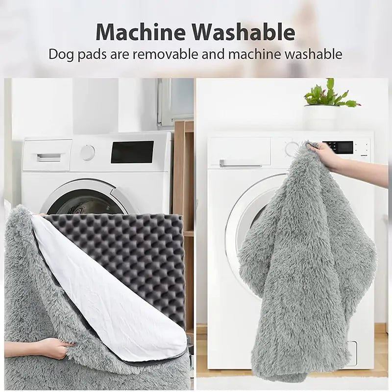 Plush Washable Dog Bed - SensorySoftShop