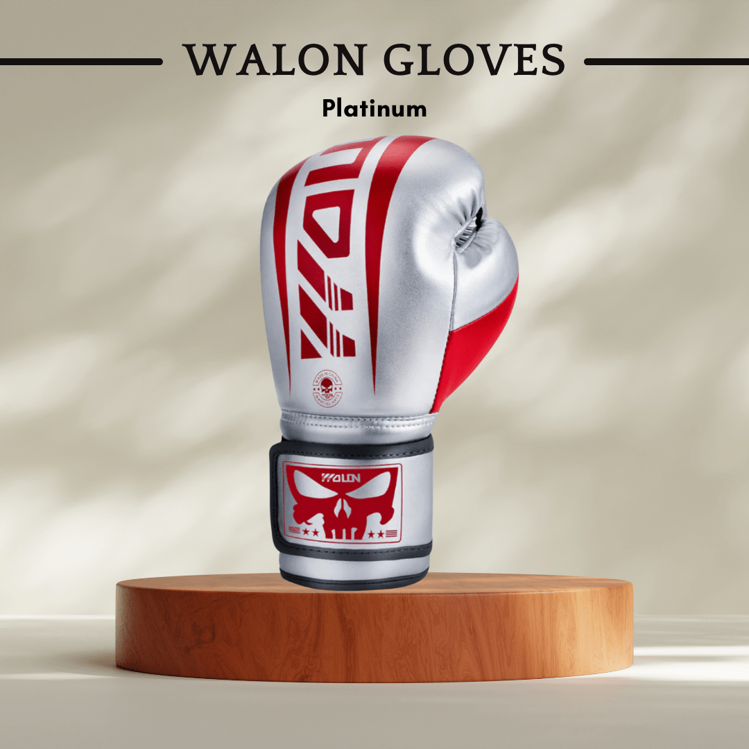 Professional Platinum Boxing Gloves for Adults - SensorySoft