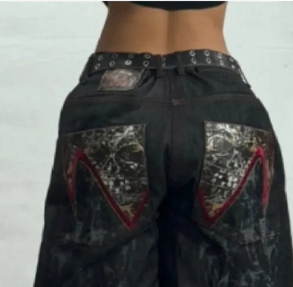 RetroWave™ American Vintage Washed - Out Wide - Leg Jeans - SensorySoft