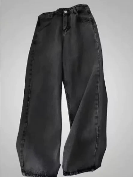 RetroWave™ American Vintage Washed - Out Wide - Leg Jeans - SensorySoft