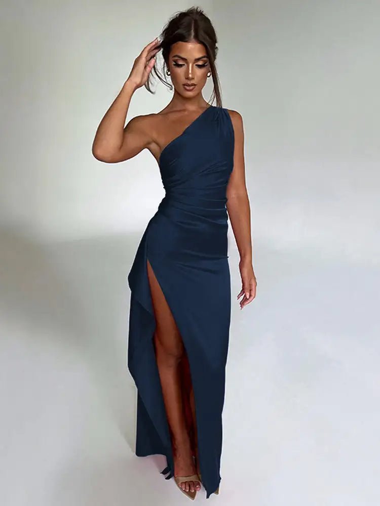 Satin Maxi Dress - SensorySoftShop