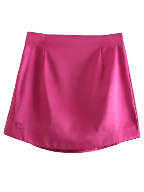 Satin Short Skirt - SensorySoftShop