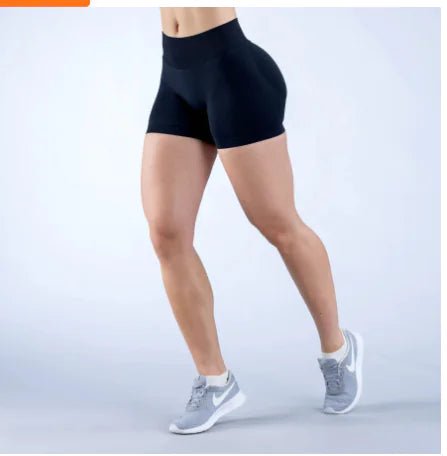 Seamless High Elasticity Yoga Shorts – Breathable Comfort for Every Move - SensorySoft