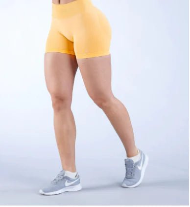 Seamless High Elasticity Yoga Shorts – Breathable Comfort for Every Move - SensorySoft