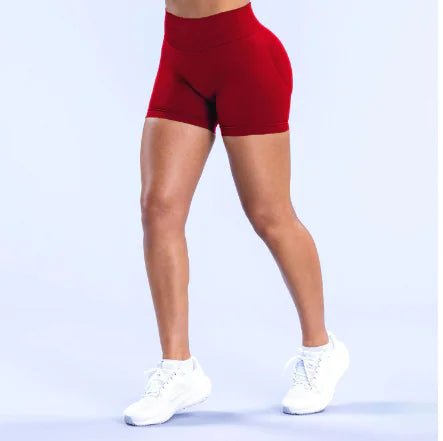 Seamless High Elasticity Yoga Shorts – Breathable Comfort for Every Move - SensorySoft