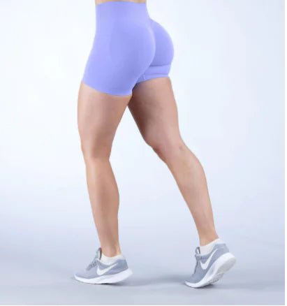 Seamless High Elasticity Yoga Shorts – Breathable Comfort for Every Move - SensorySoft