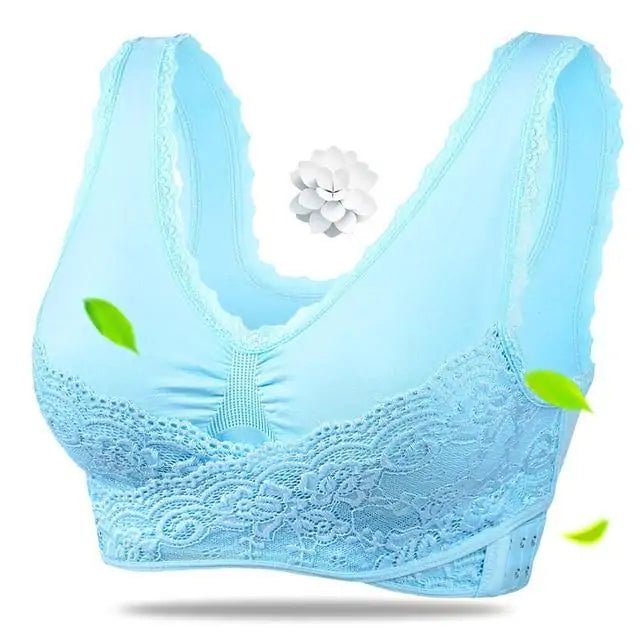 Seamless Push Up Vest Lace Bra - SensorySoft