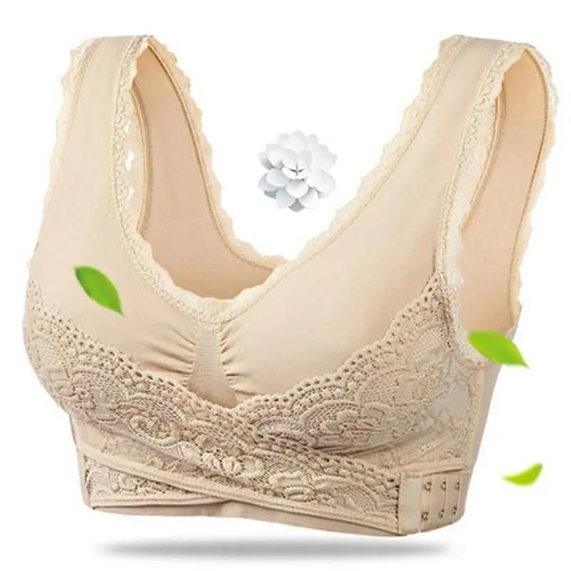 Seamless Push Up Vest Lace Bra - SensorySoft