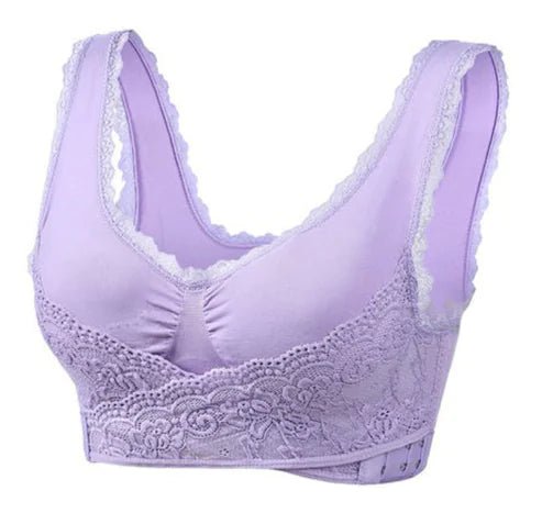 Seamless Push Up Vest Lace Bra - SensorySoft