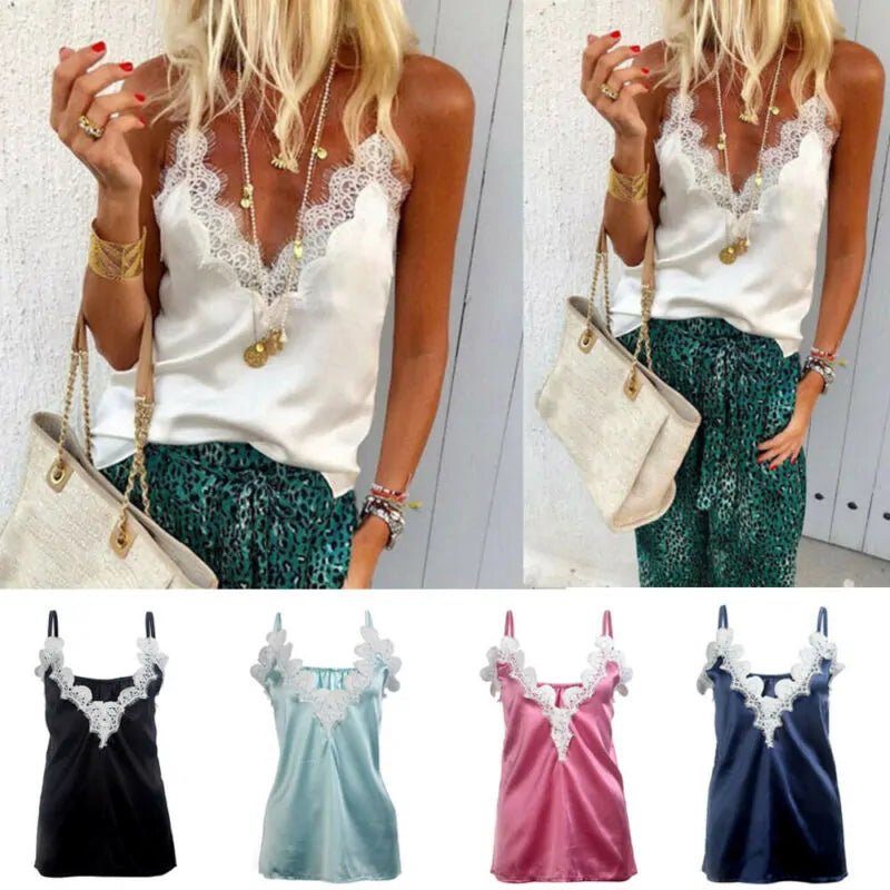 Sequin Lacey Satin Silk Top - SensorySoftShop