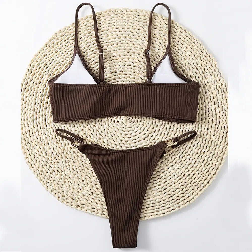 Sexy Ribbed Micro Bikini - SensorySoft