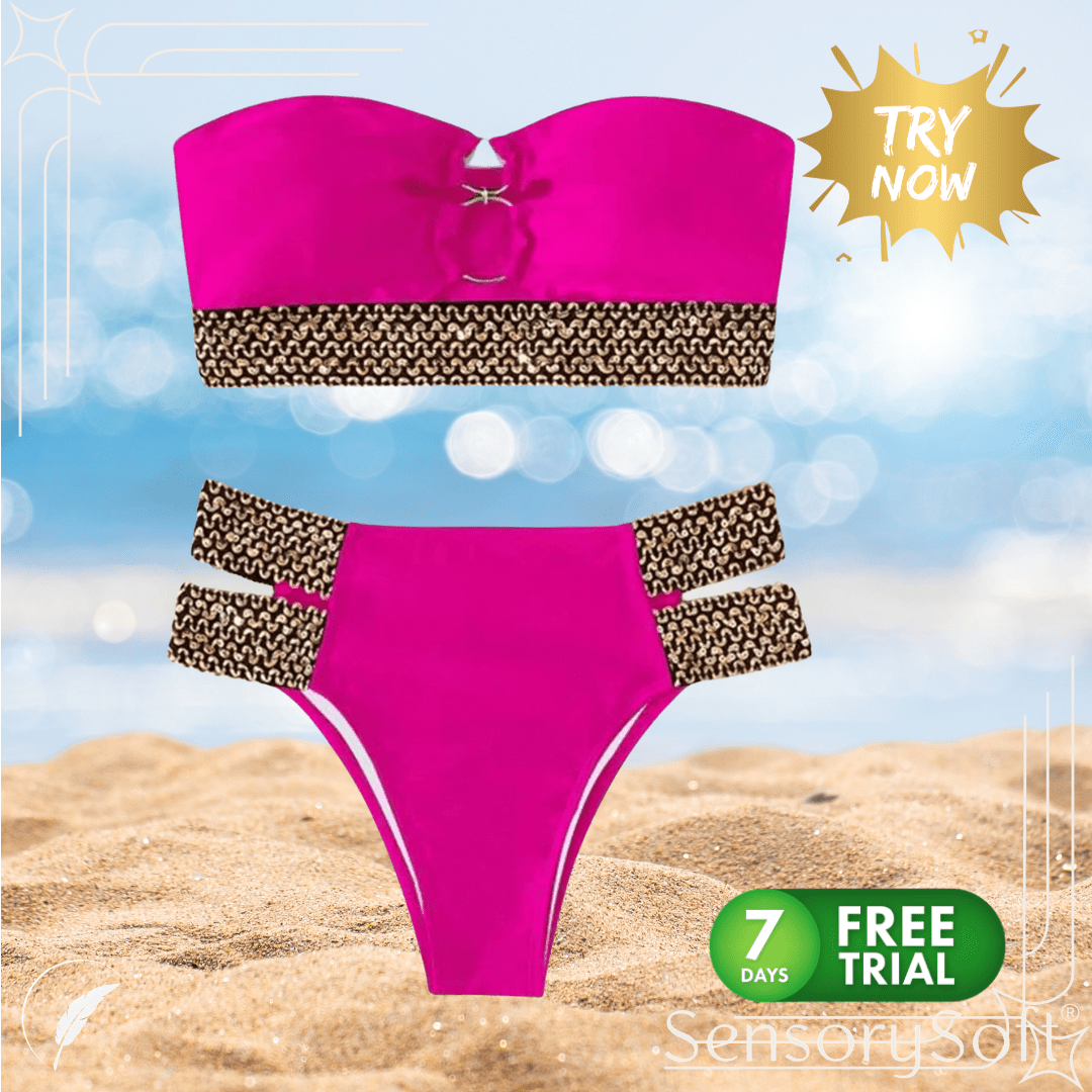 Sexy Strapless Bikini Bandeau Swimwear - SensorySoft