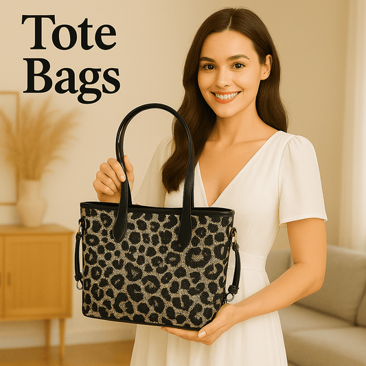 Shoulder Tote Bag - New Fashion with a Large Capacity - SensorySoft