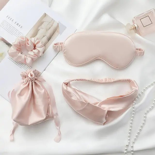 Silk Eye Mask and Accessories Pack – Indulgent Sleep and Self - Care, Anywhere - SensorySoftShop