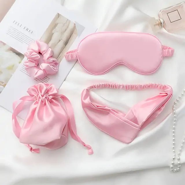 Silk Eye Mask and Accessories Pack – Indulgent Sleep and Self - Care, Anywhere - SensorySoftShop