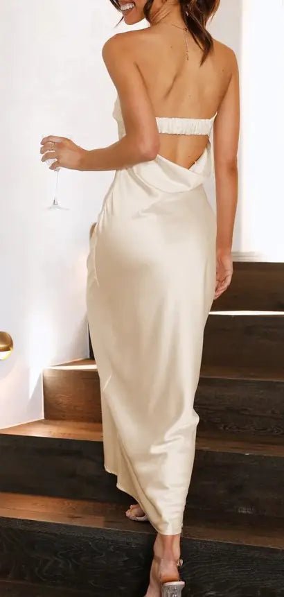 Silkwyn Sexy Satin Evening Dress - SensorySoft
