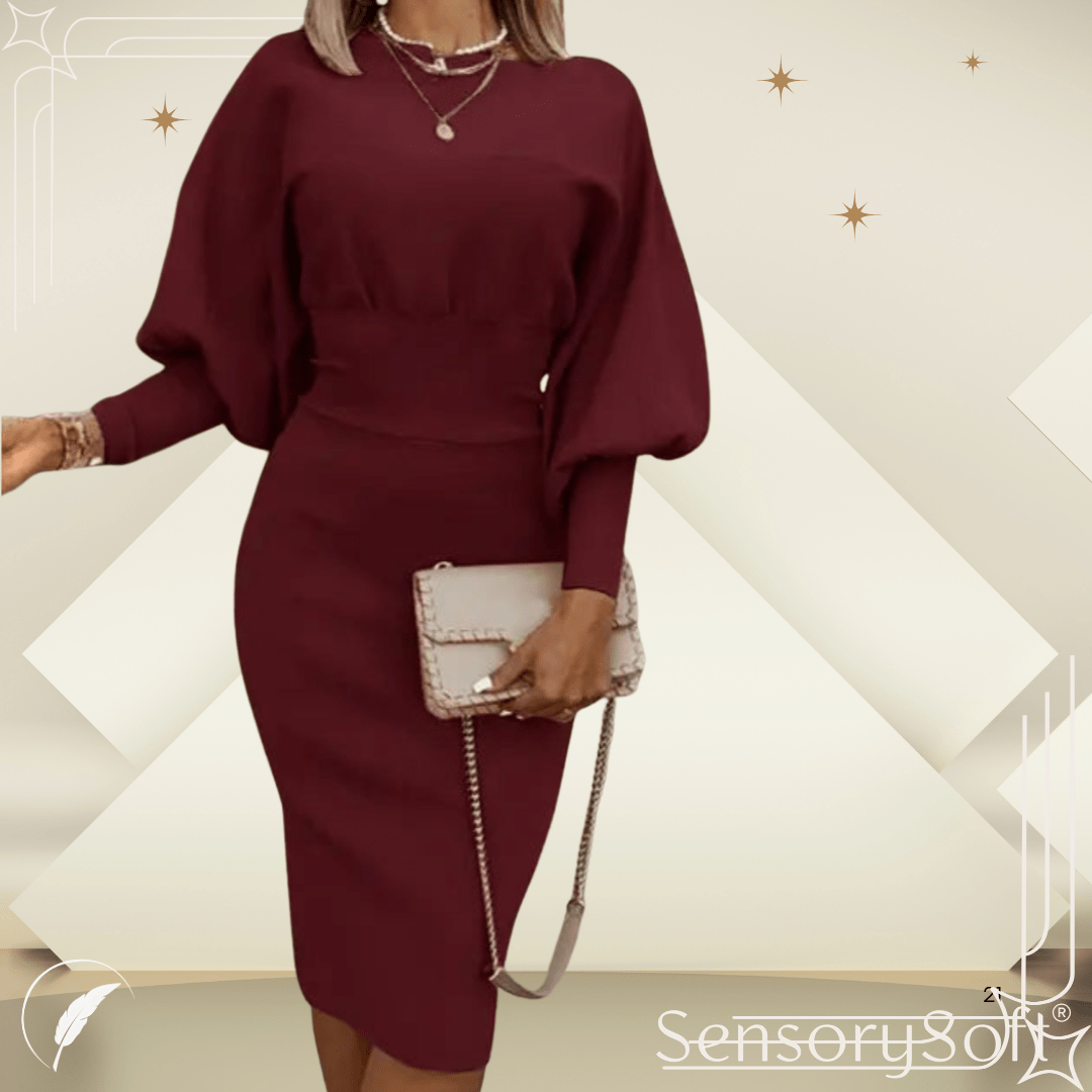 Sleeve Dress Elegant Women - SensorySoft