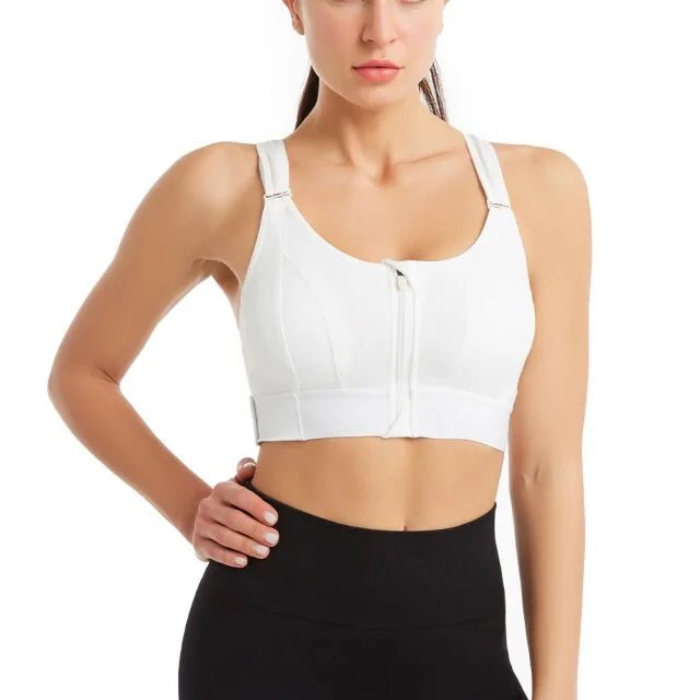 Sports Women Bra Crop Top - Front closure - SensorySoft