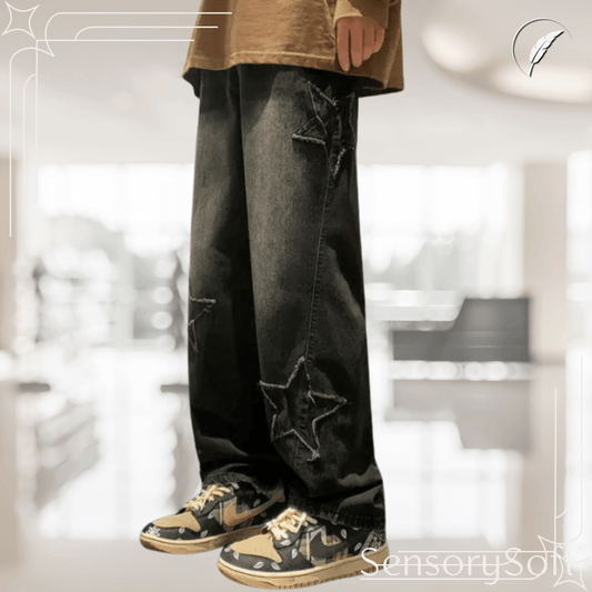 Starred Vintage Jeans – Timeless Style, Ultimate Comfort - SensorySoft