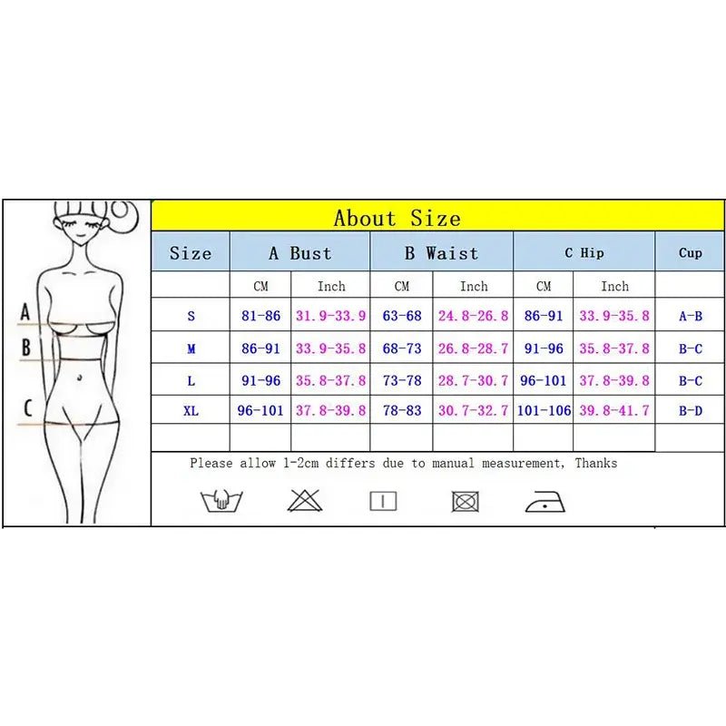 Stylish Push Up Bikini Sets - SensorySoftShop