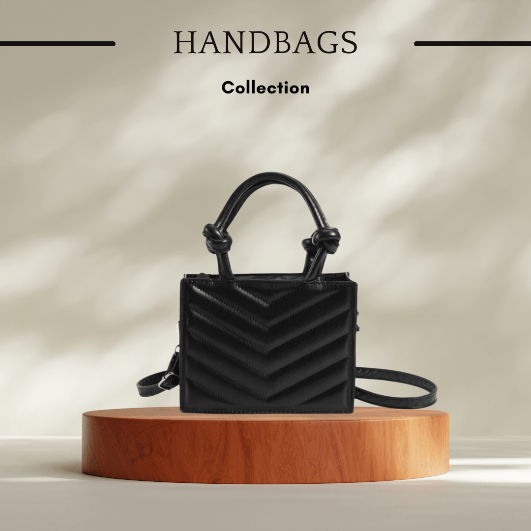 Stylish Women's Handbags Collection in Traditional Black - SensorySoft