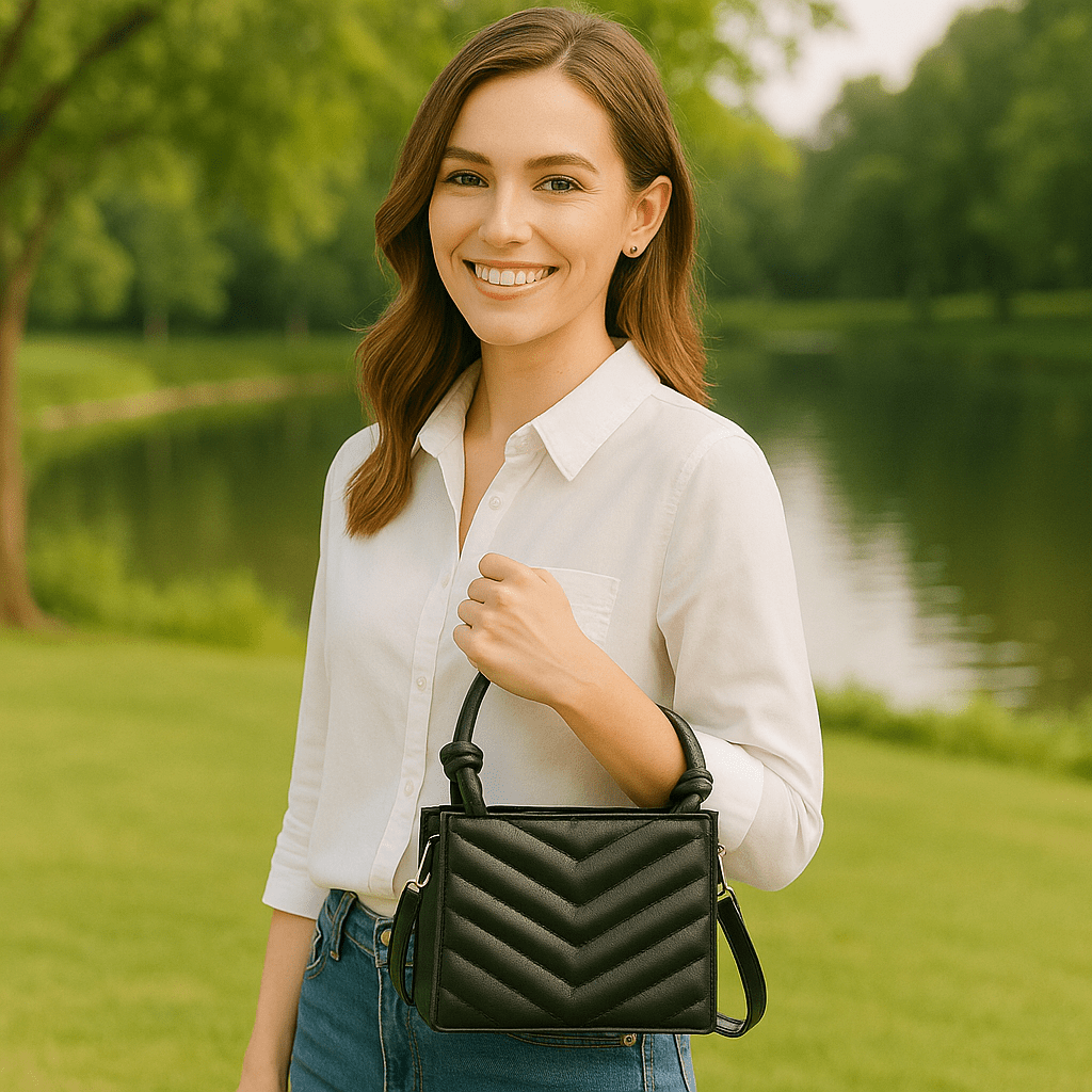 Stylish Women's Handbags Collection in Traditional Black - SensorySoft