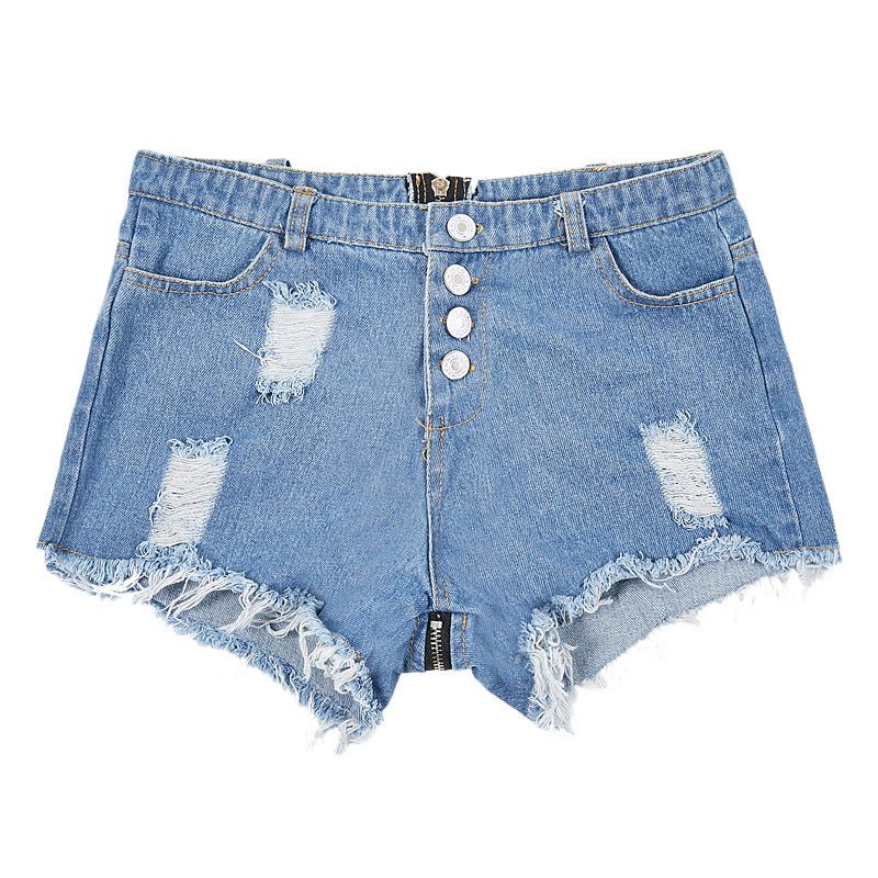 Summer Girl Denim Hot Pants Shorts - SensorySoft