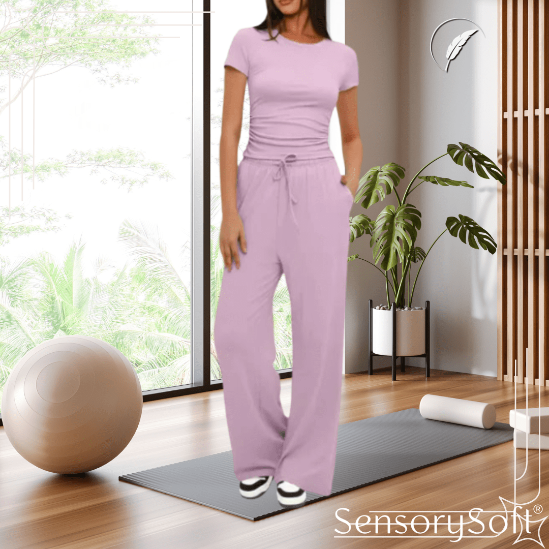 Summer Sportswear Two - Piece Set for Women - SensorySoft