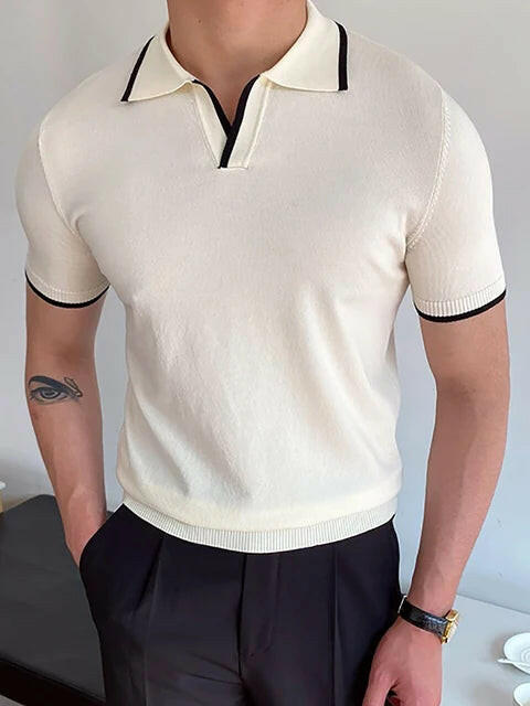 Summer Style with Short Sleeve Men's Fashion Polo Shirts - SensorySoft