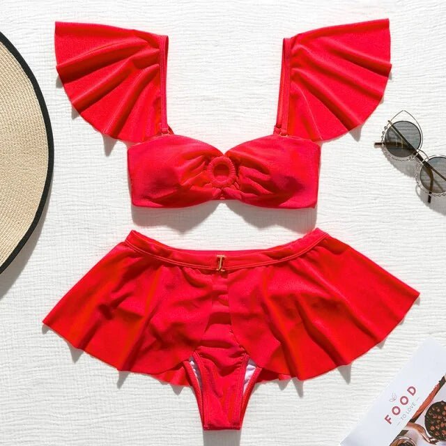Swimsuit High Waist Bikini - SensorySoft